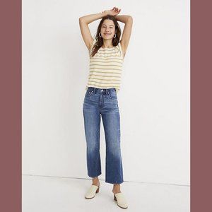 Slim Wide-Leg Jeans